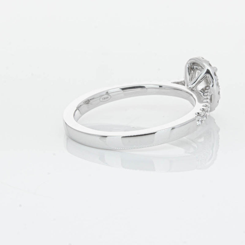 18ct White Gold .50ct Oval Cut Diamond Lola Ring-Ring-Walker & Hall