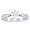 Deja Vu Platinum .34ct Diamond Solitaire Ring-Ring-Walker & Hall