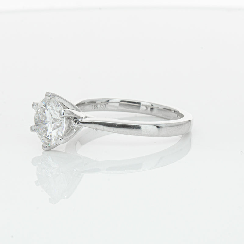 18ct White Gold 1.50ct Diamond Capri Ring-Ring-Walker & Hall