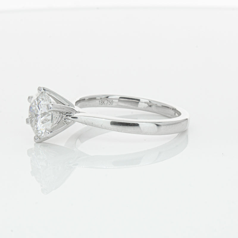 18ct White Gold 1.50ct Diamond Capri Ring-Ring-Walker & Hall