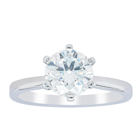 18ct White Gold 1.50ct Diamond Capri Ring-Ring-Walker & Hall