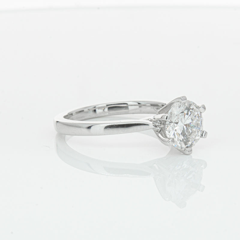 18ct White Gold 1.50ct Diamond Capri Ring-Ring-Walker & Hall