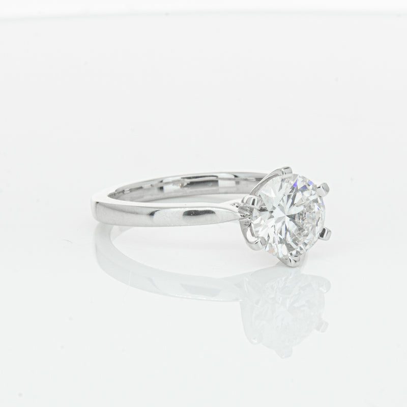 18ct White Gold 1.50ct Diamond Capri Ring-Ring-Walker & Hall