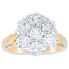 18ct Yellow Gold 2.10ct Diamond Lotus Ring-Ring-Walker & Hall