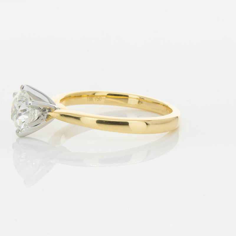 18ct Yellow Gold 1.01ct Diamond Capri Ring-Ring-Walker & Hall