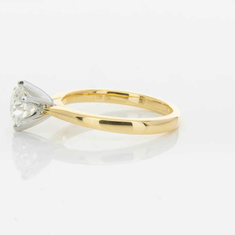 18ct Yellow Gold 1.01ct Diamond Capri Ring-Ring-Walker & Hall