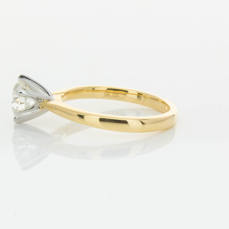 18ct Yellow Gold 1.01ct Diamond Capri Ring-Ring-Walker & Hall
