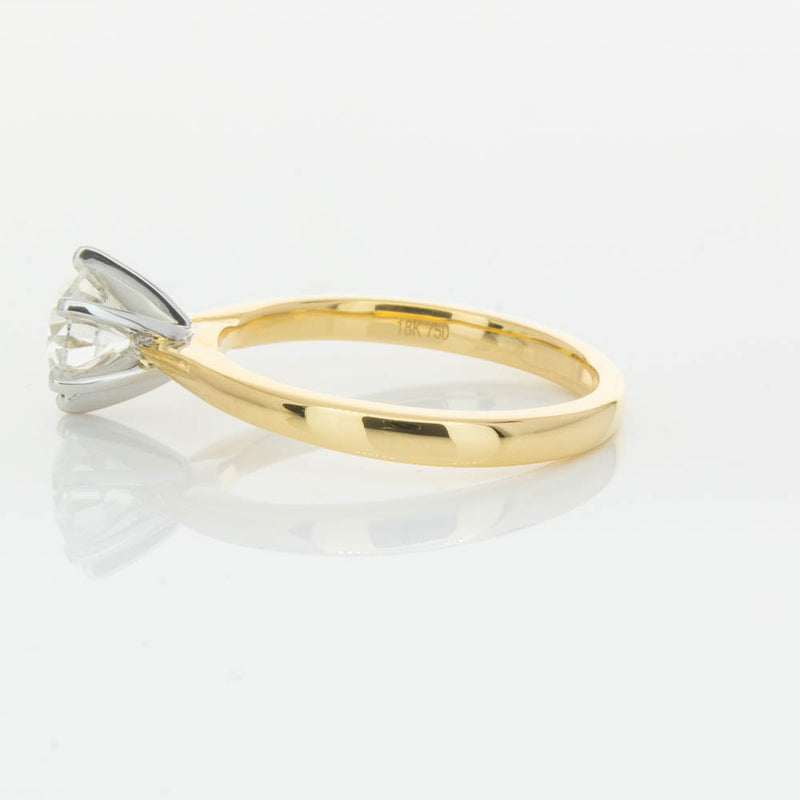 18ct Yellow Gold 1.01ct Diamond Capri Ring-Ring-Walker & Hall