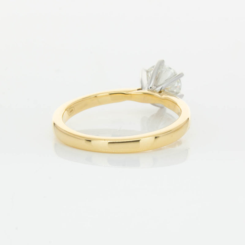 18ct Yellow Gold 1.01ct Diamond Capri Ring-Ring-Walker & Hall