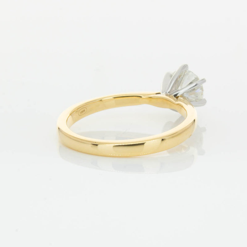 18ct Yellow Gold 1.01ct Diamond Capri Ring-Ring-Walker & Hall