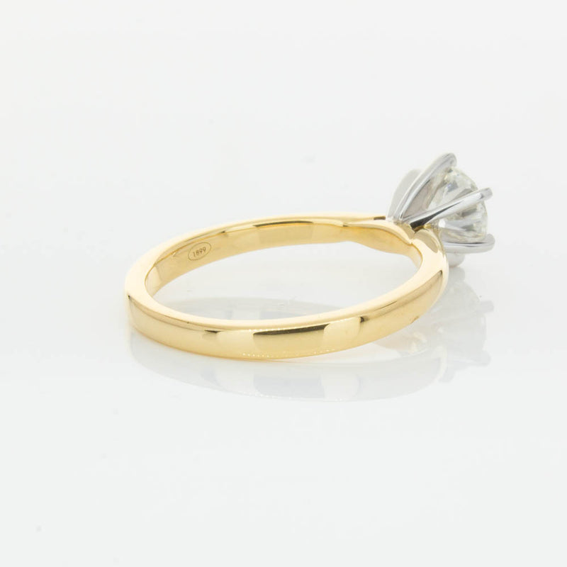 18ct Yellow Gold 1.01ct Diamond Capri Ring-Ring-Walker & Hall
