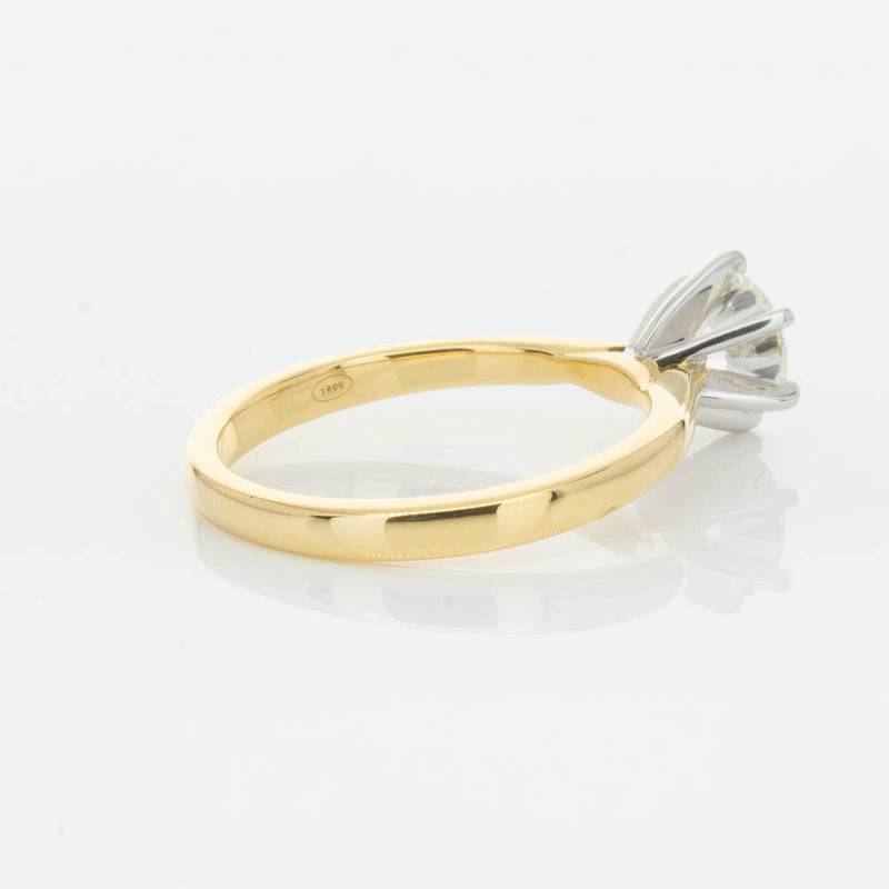 18ct Yellow Gold 1.01ct Diamond Capri Ring-Ring-Walker & Hall