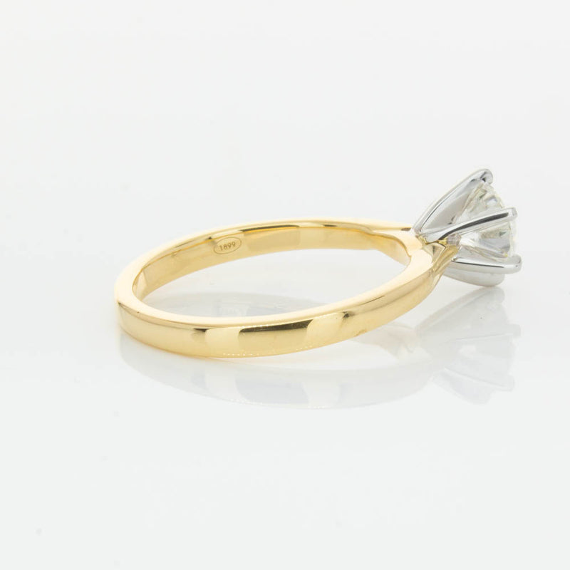18ct Yellow Gold 1.01ct Diamond Capri Ring-Ring-Walker & Hall
