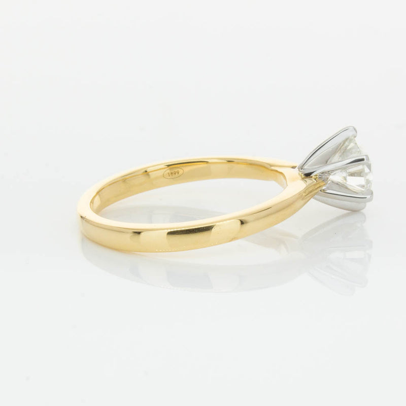 18ct Yellow Gold 1.01ct Diamond Capri Ring-Ring-Walker & Hall