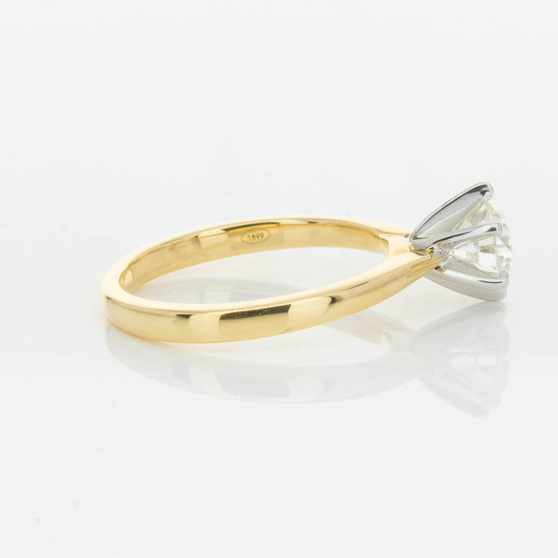 18ct Yellow Gold 1.01ct Diamond Capri Ring-Ring-Walker & Hall