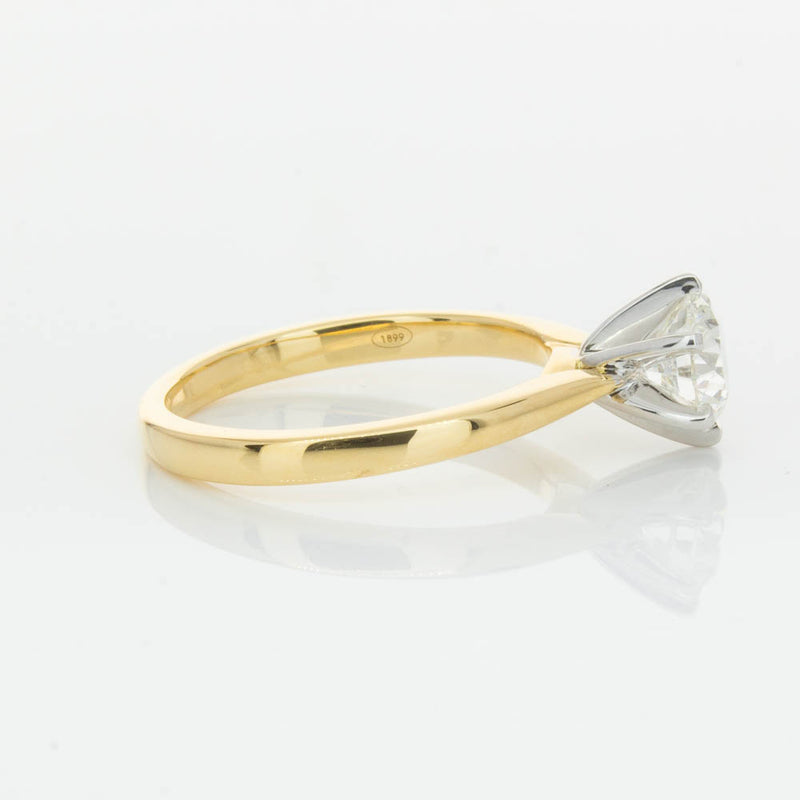 18ct Yellow Gold 1.01ct Diamond Capri Ring-Ring-Walker & Hall
