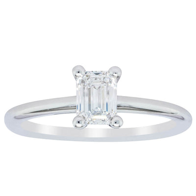 18ct White Gold .70ct Diamond Melba Ring-Ring-Walker & Hall