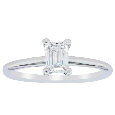 18ct White Gold .70ct Diamond Melba Ring-Ring-Walker & Hall
