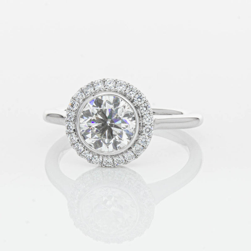18ct White Gold 1.30ct Diamond Isla Ring-Ring-Walker & Hall