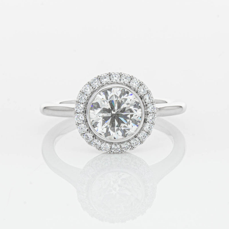 18ct White Gold 1.30ct Diamond Isla Ring-Ring-Walker & Hall