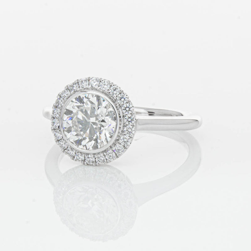 18ct White Gold 1.30ct Diamond Isla Ring-Ring-Walker & Hall