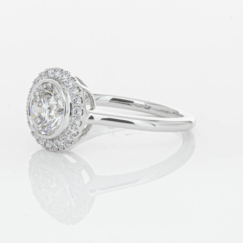 18ct White Gold 1.30ct Diamond Isla Ring-Ring-Walker & Hall