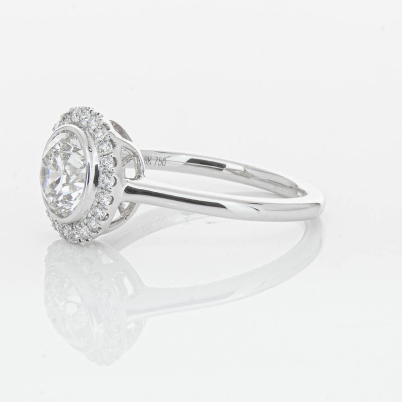 18ct White Gold 1.30ct Diamond Isla Ring-Ring-Walker & Hall