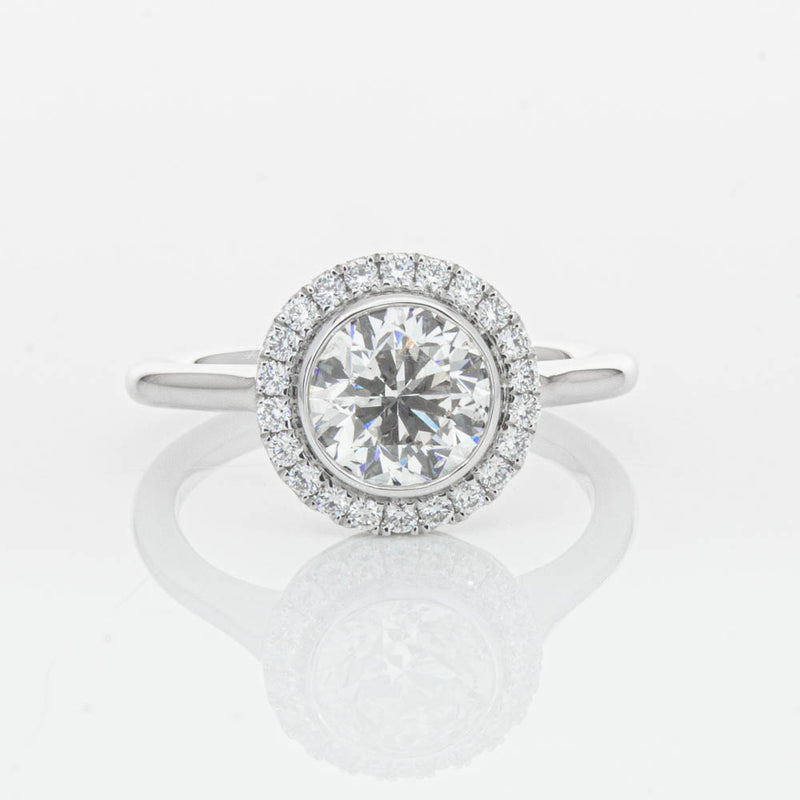 18ct White Gold 1.30ct Diamond Isla Ring-Ring-Walker & Hall