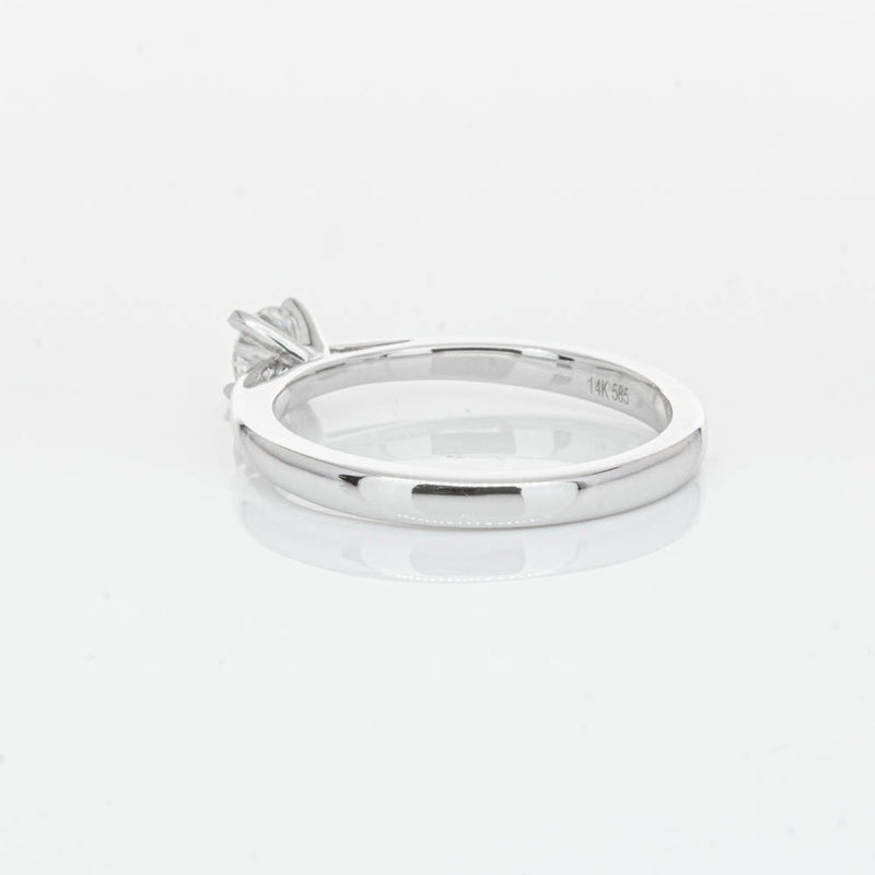 14ct White Gold .30ct Diamond Luna Ring-Ring-Walker & Hall