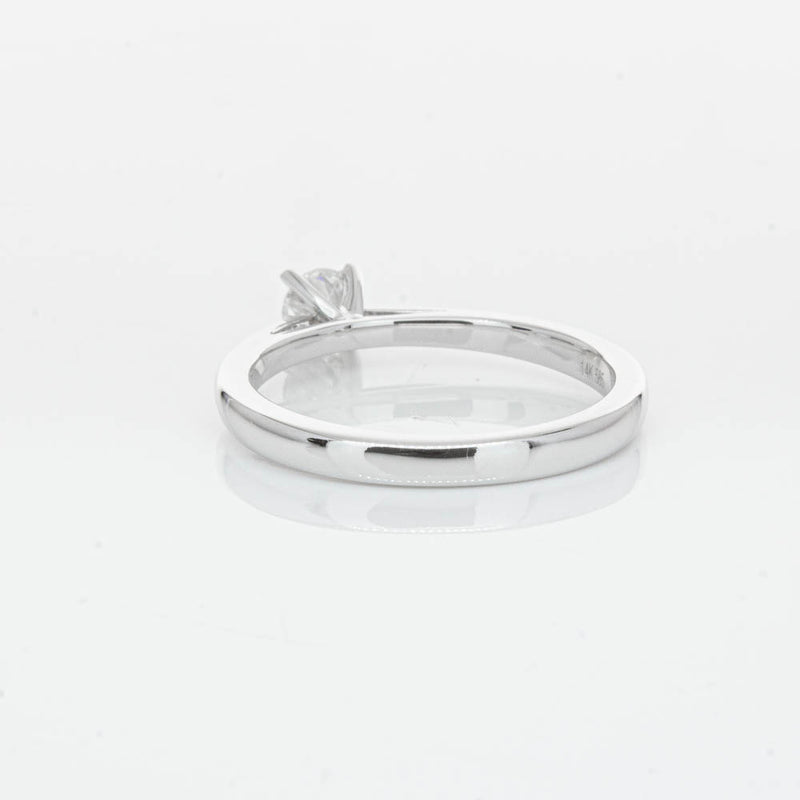 14ct White Gold .30ct Diamond Luna Ring-Ring-Walker & Hall