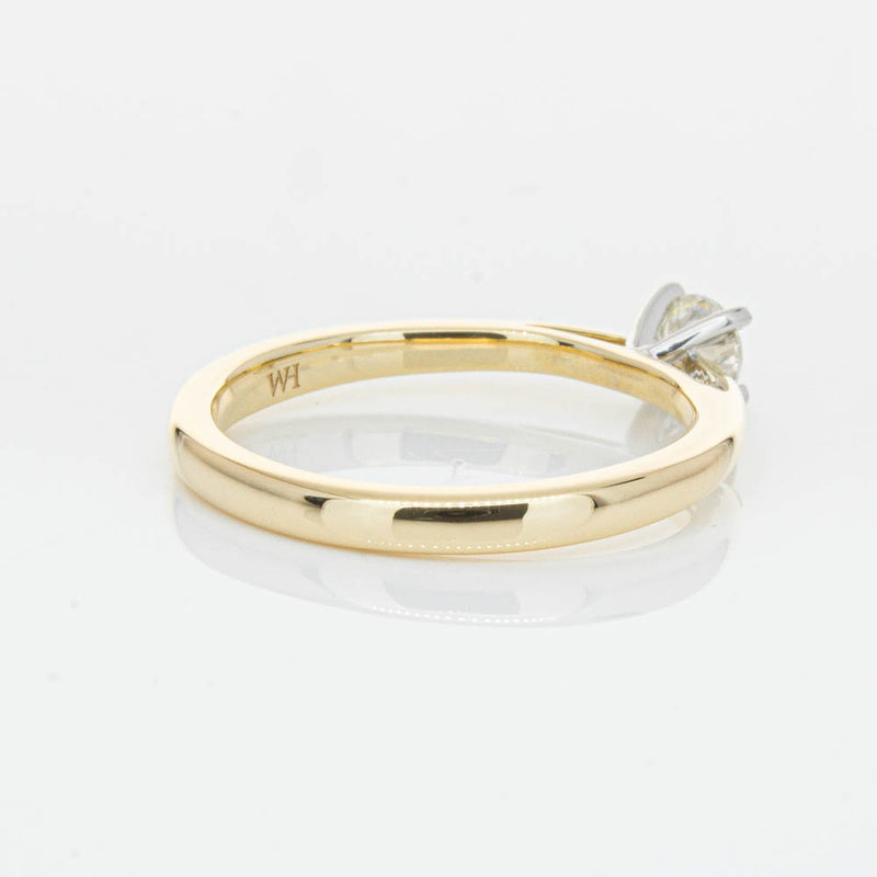 14ct Yellow Gold .30ct Diamond Luna Ring-Ring-Walker & Hall