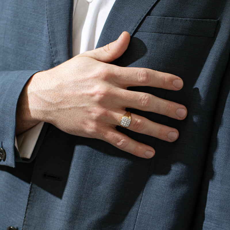 Deja Vu 14ct Yellow Gold .45ct Diamond Ring-Ring-Walker & Hall