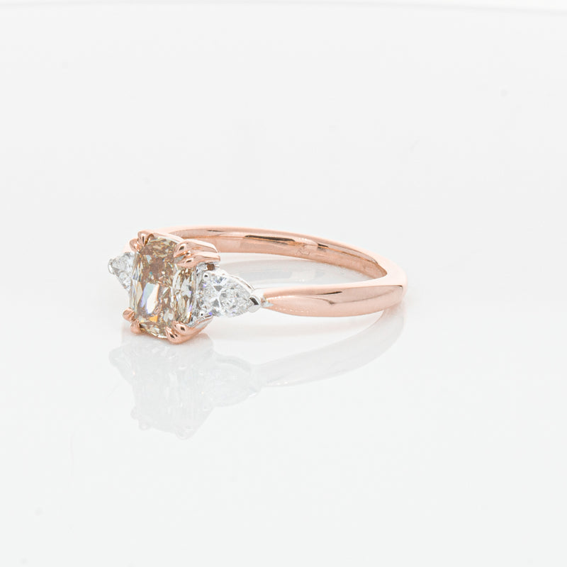 18ct Rose Gold Champagne Diamond Ayla Ring-Ring-Walker & Hall