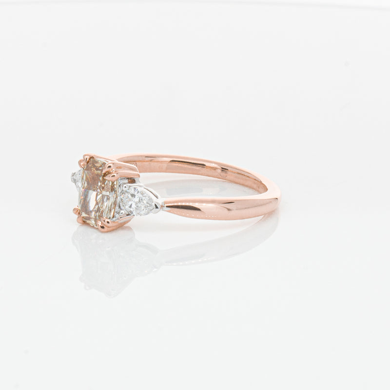 18ct Rose Gold Champagne Diamond Ayla Ring-Ring-Walker & Hall