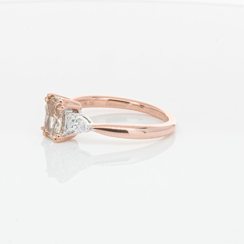18ct Rose Gold Champagne Diamond Ayla Ring-Ring-Walker & Hall