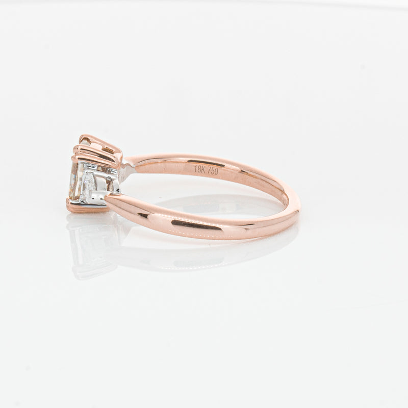 18ct Rose Gold Champagne Diamond Ayla Ring-Ring-Walker & Hall