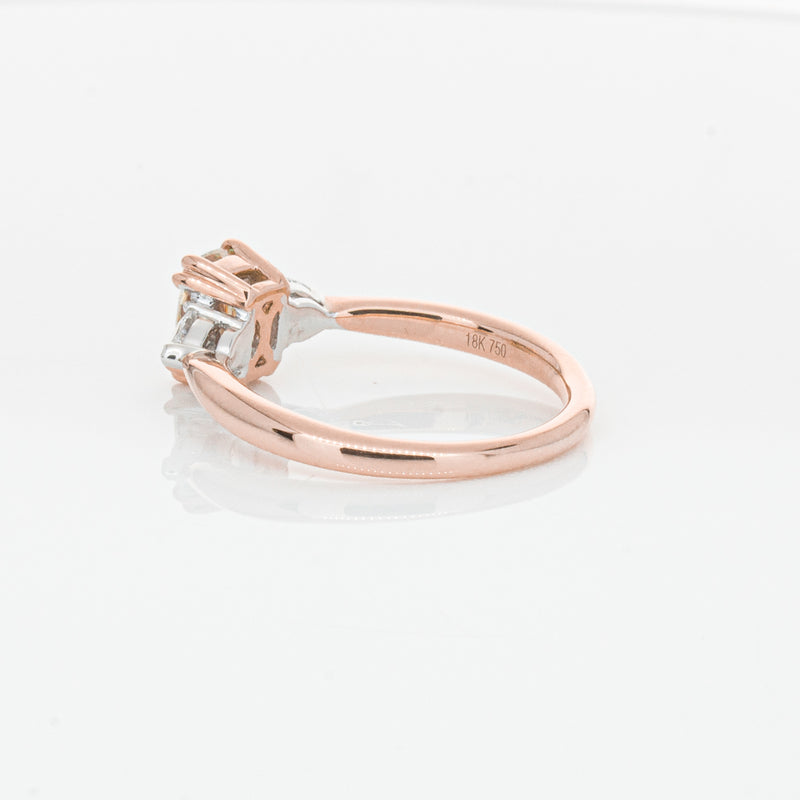 18ct Rose Gold Champagne Diamond Ayla Ring-Ring-Walker & Hall