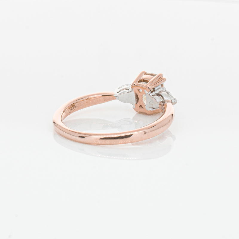 18ct Rose Gold Champagne Diamond Ayla Ring-Ring-Walker & Hall