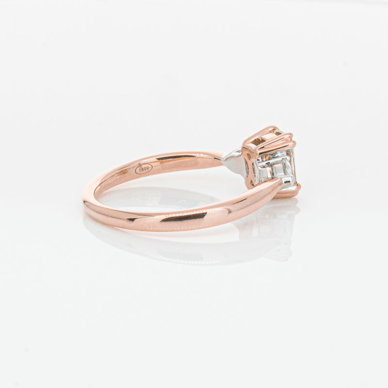 18ct Rose Gold Champagne Diamond Ayla Ring-Ring-Walker & Hall