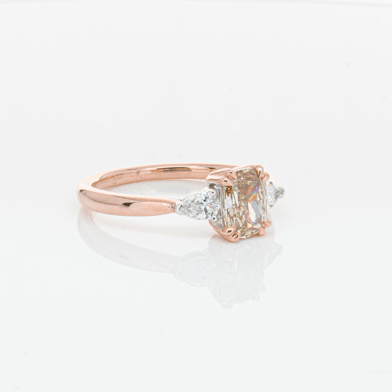 18ct Rose Gold Champagne Diamond Ayla Ring-Ring-Walker & Hall