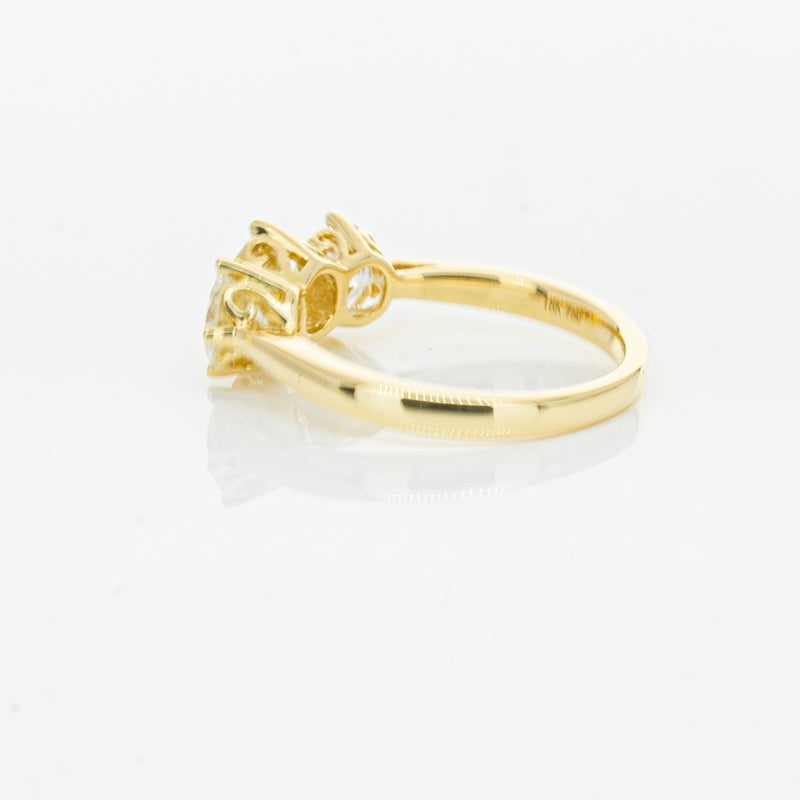 18ct Yellow Gold 3.81ct Reclaimed Diamond Coronado Ring-Ring-Walker & Hall
