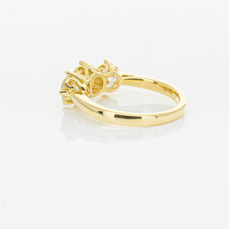 18ct Yellow Gold 3.81ct Reclaimed Diamond Coronado Ring-Ring-Walker & Hall