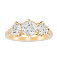 18ct Yellow Gold 3.81ct Reclaimed Diamond Coronado Ring-Ring-Walker & Hall