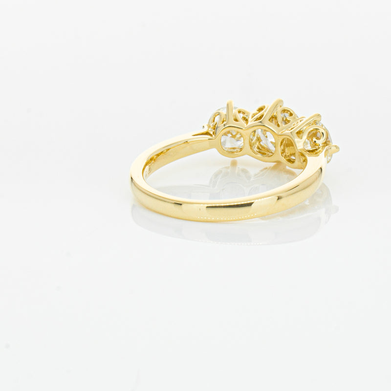 18ct Yellow Gold 3.81ct Reclaimed Diamond Coronado Ring-Ring-Walker & Hall