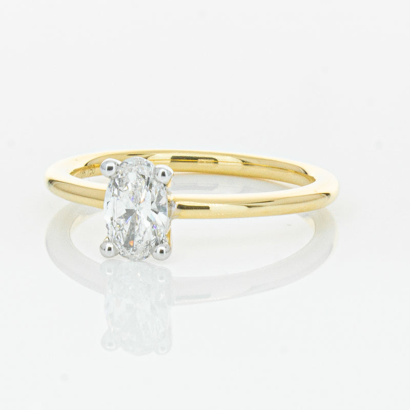 18ct Yellow Gold .52ct Diamond Melba Ring-Ring-Walker & Hall