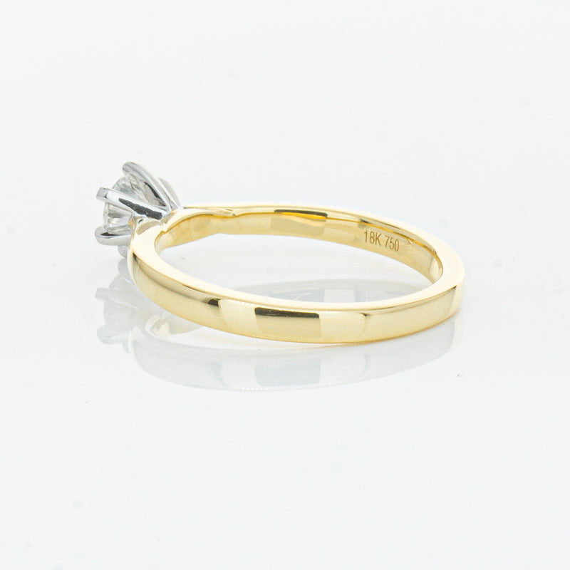 18ct Yellow Gold .50ct Diamond Capri Ring-Ring-Walker & Hall