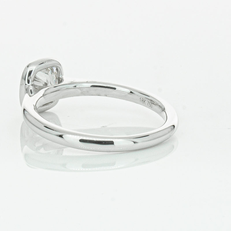 18ct White Gold 1.02ct Cushion Cut Diamond Natalia Ring-Ring-Walker & Hall