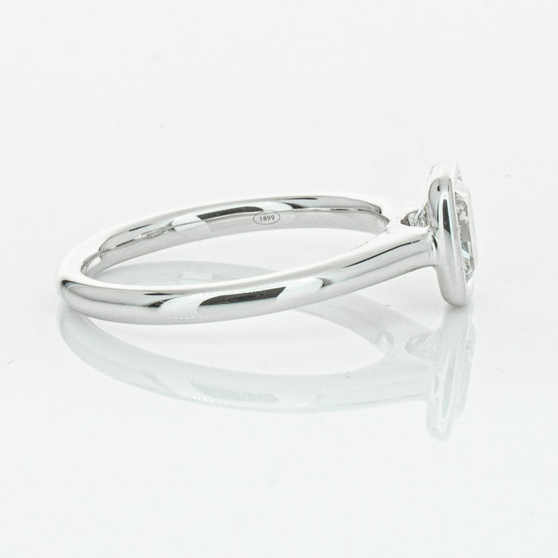 18ct White Gold 1.02ct Cushion Cut Diamond Natalia Ring-Ring-Walker & Hall