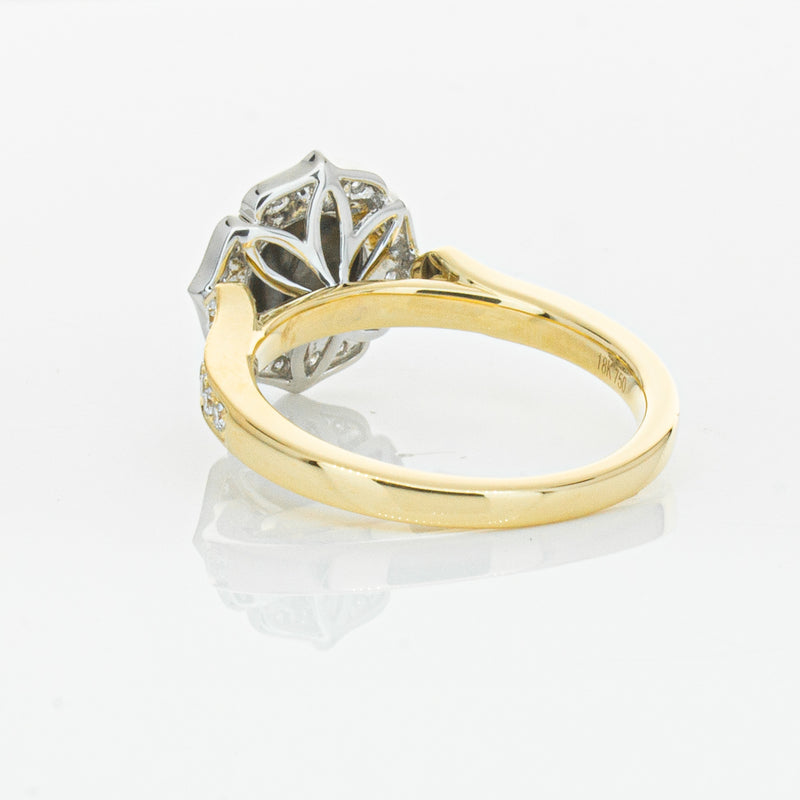 18ct Yellow Gold Black Diamond Ring-Ring-Walker & Hall