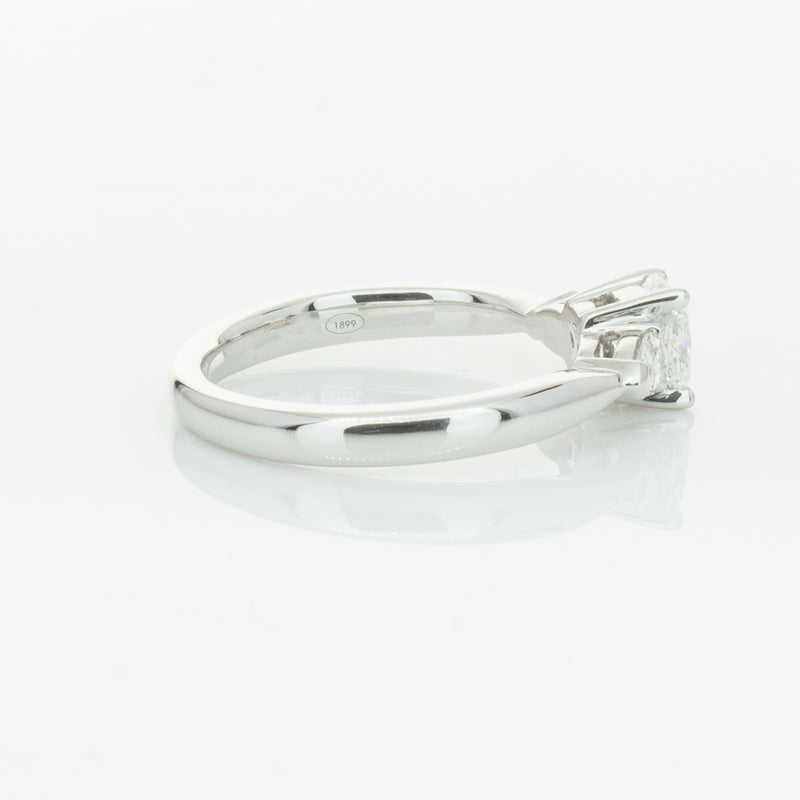 18ct White Gold .76ct Cushion Cut Diamond Ayla Ring-Ring-Walker & Hall